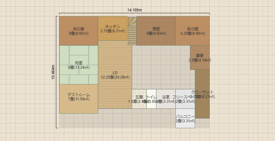 トイレ2つC