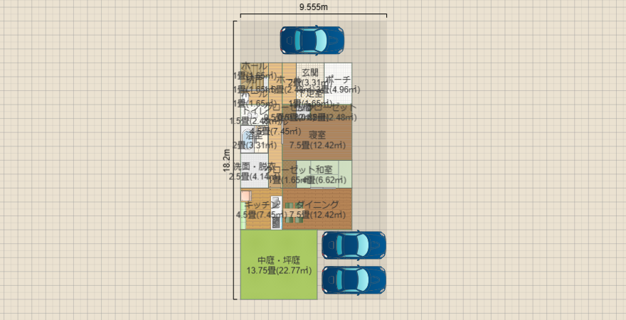 東玄関 南ダイニング
