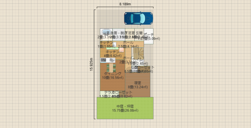 東玄関 4LDKの家 6