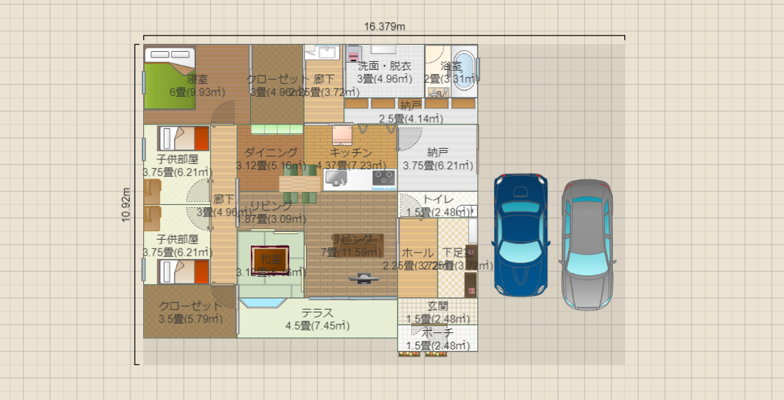 想定プラン④ 平屋