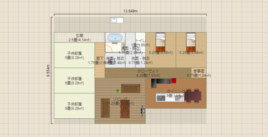 5LDK平屋30坪③