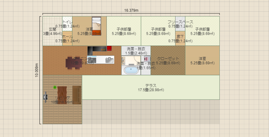 5LDK平屋30坪④