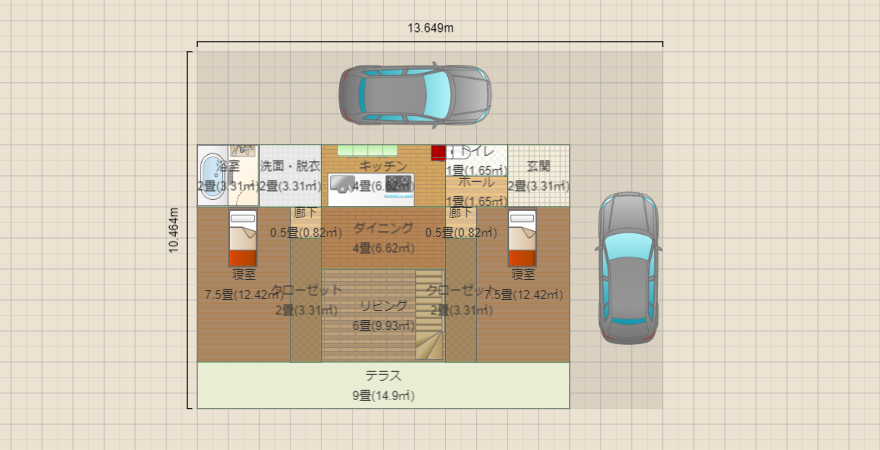 マンションのような平屋