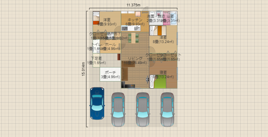 平屋3LDK①