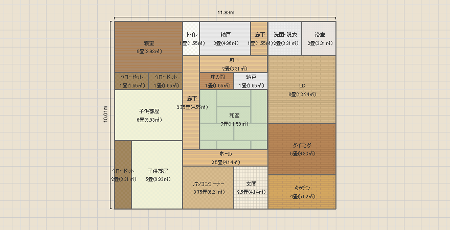 平屋35.7坪