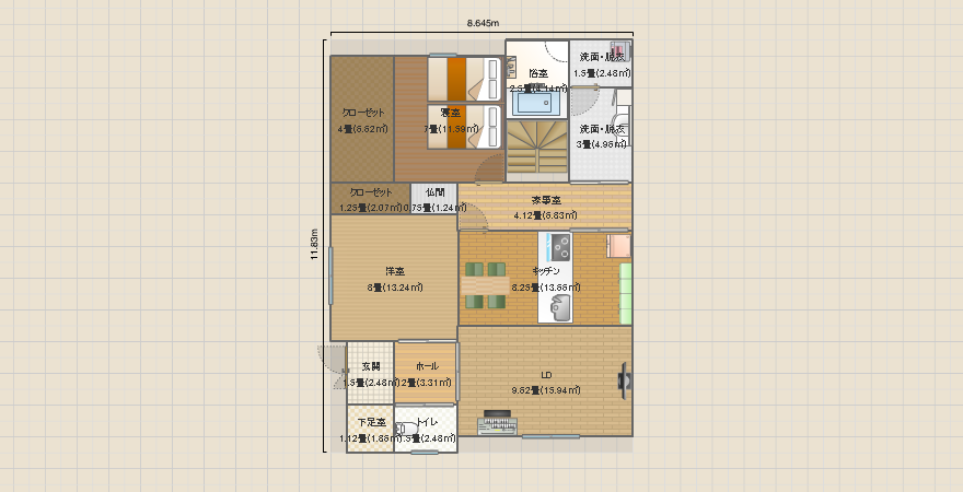 寝室1F No.26