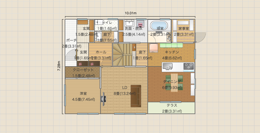 総二階 40坪 パパ 3_コピー