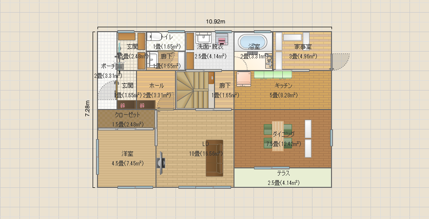 総二階 40坪 パパ 3_コピー