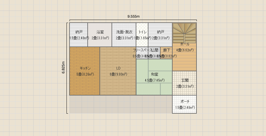 一人暮らしの2階屋1