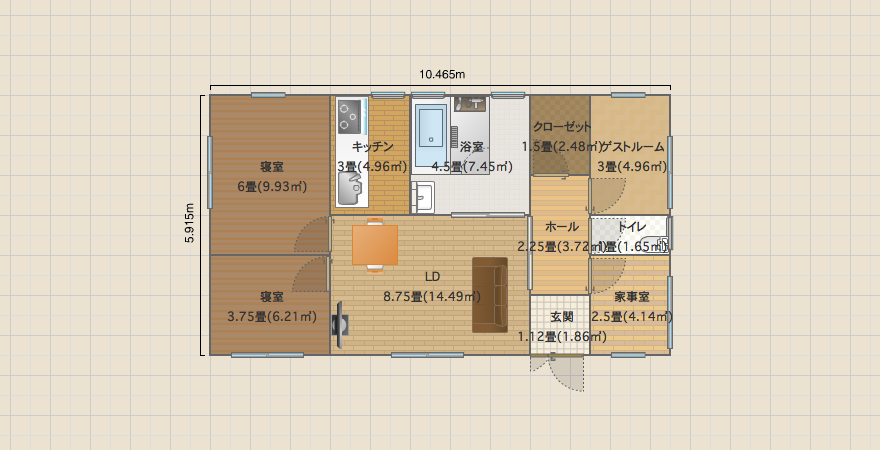 小さめ4LDK