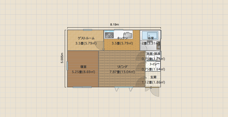 コンパクト2LDK