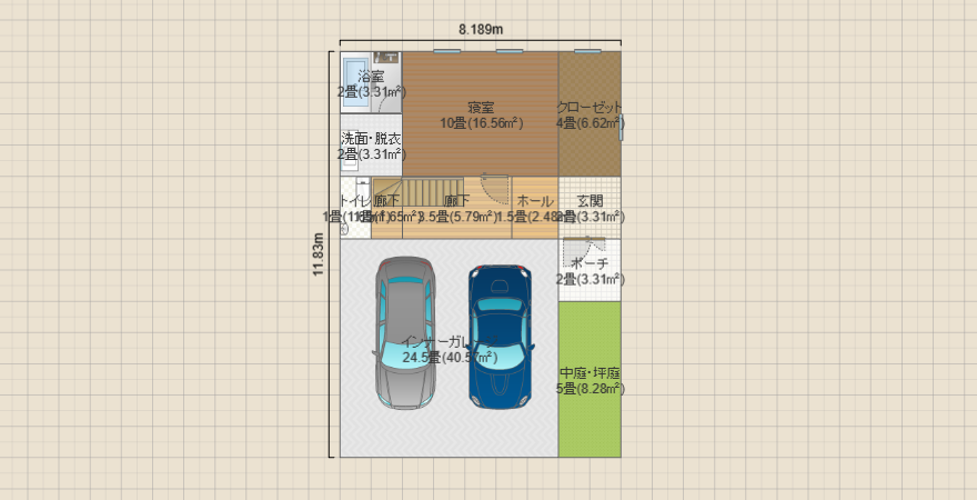 東2(ガレージ)