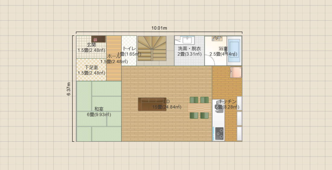 30坪 吹き抜け 土間収納