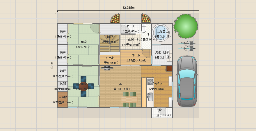 和室のある家