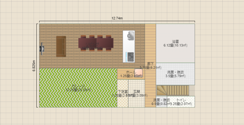 6帖 三階建て