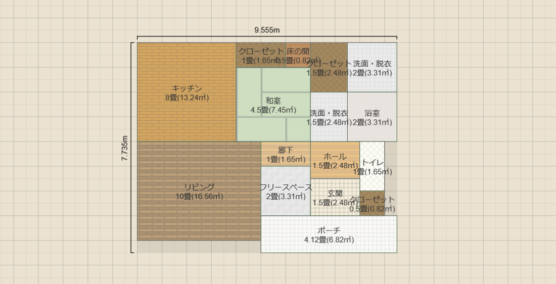 間取り③ 和室4.5 改③
