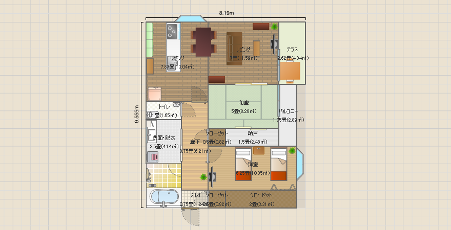 俺の間取り(マンション篇)