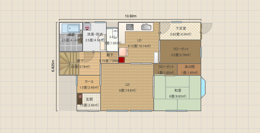 なるべく安く！　4LDK案