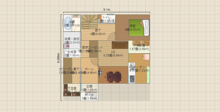 82.81m²