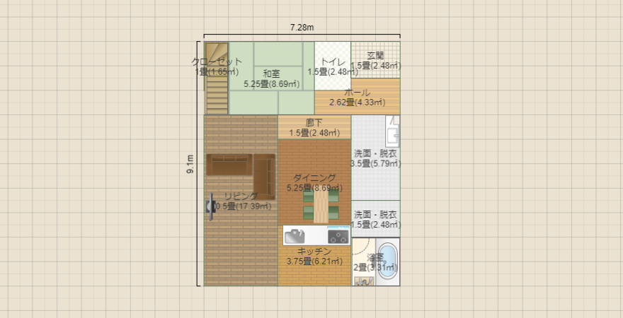 北向き南東きっちん2