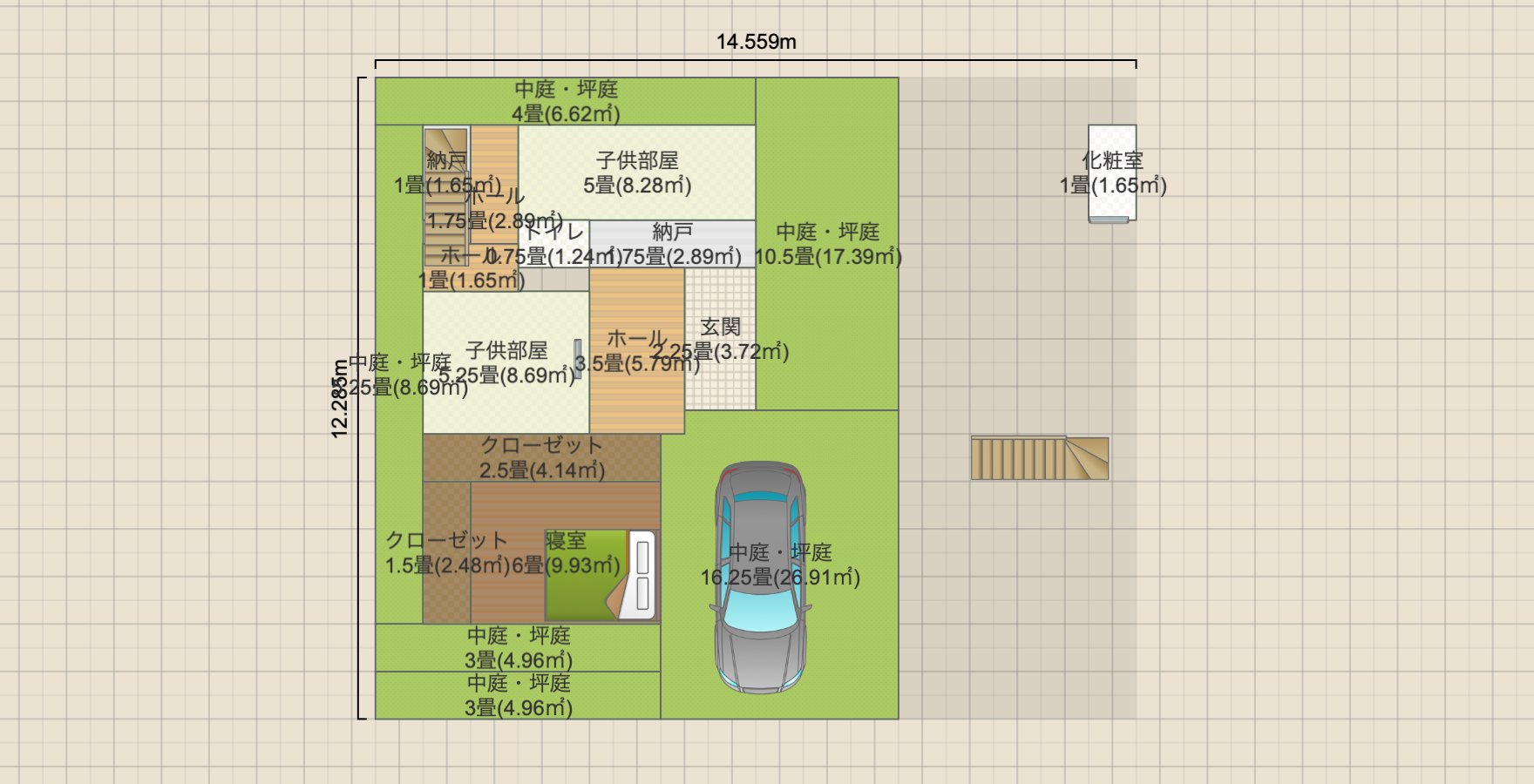 戸建ver2階風呂