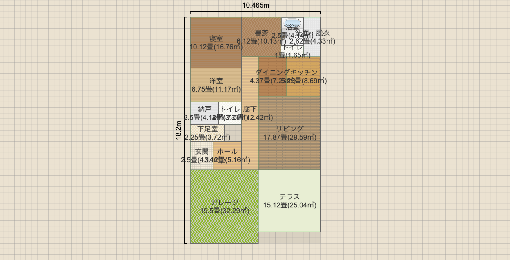平屋S テラス