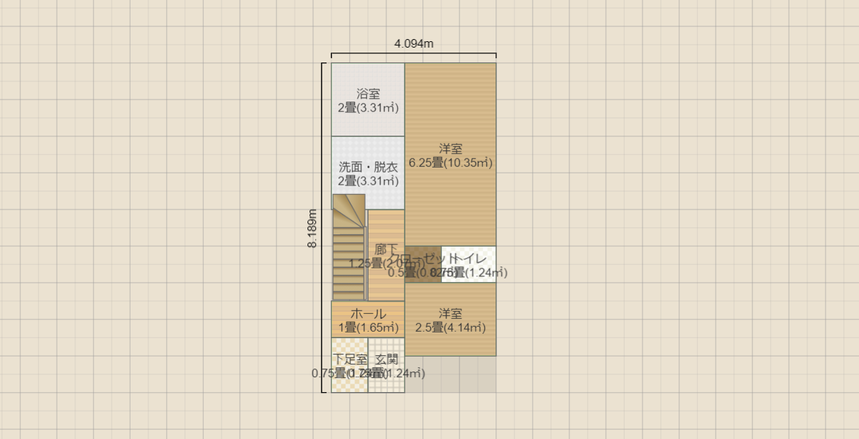 70m2_60%200% 駐車場無 玄関左