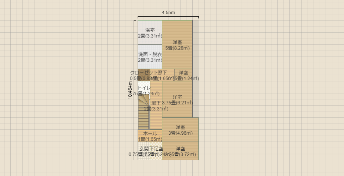 70m2_60%200% 駐車場無 2階建て