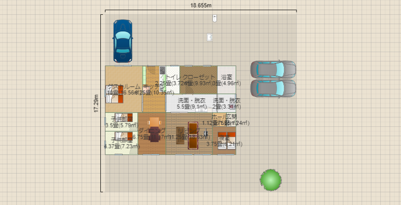 3世帯平屋(介護想定版)