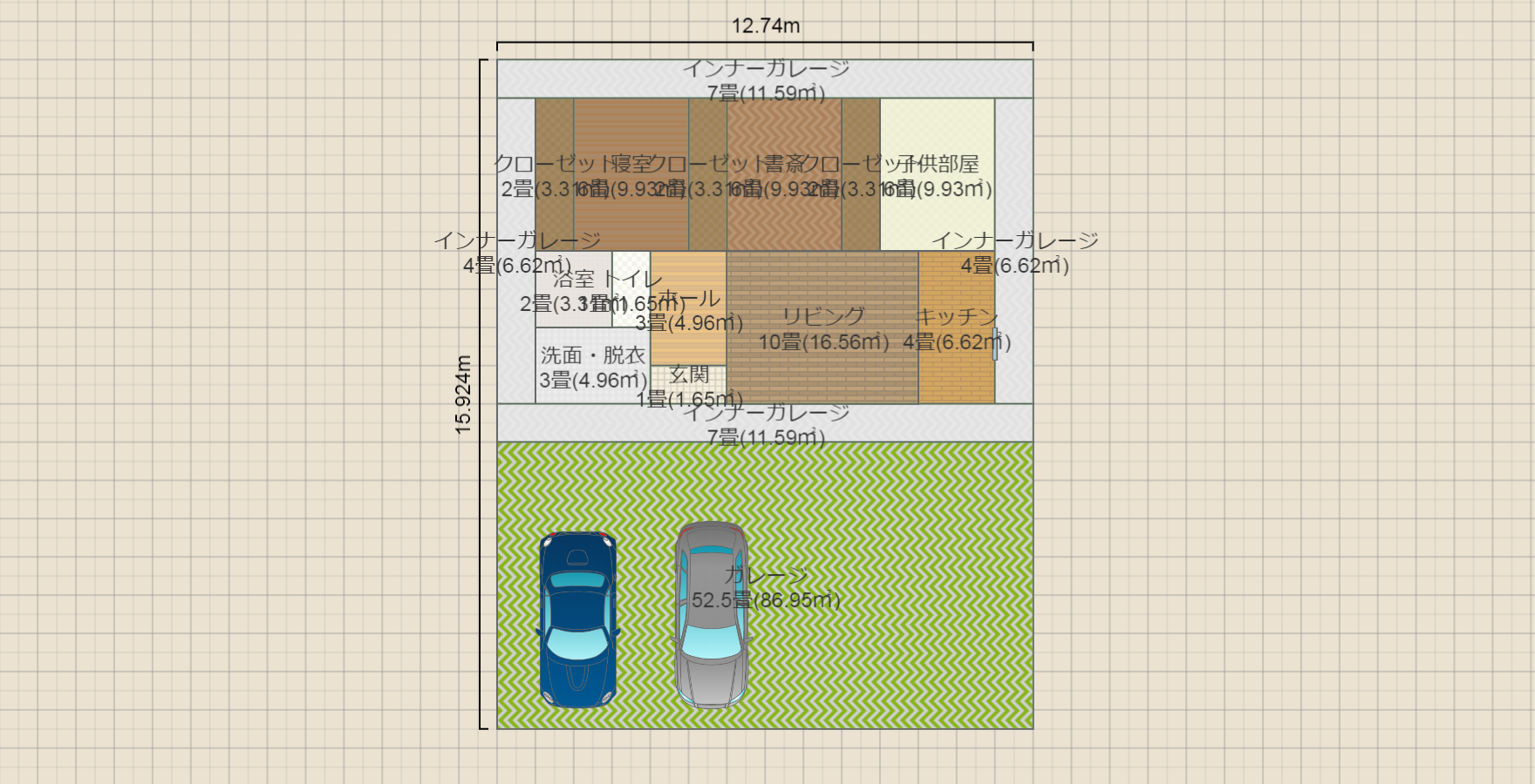 土地最低 13m×16m