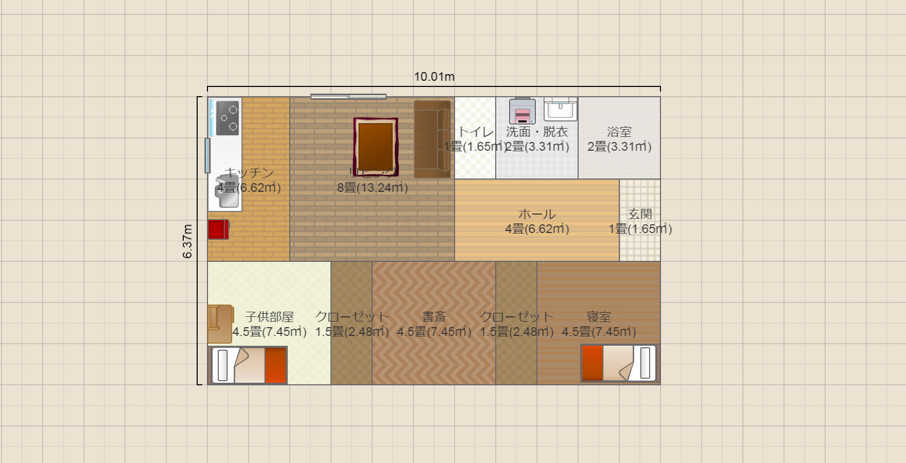 19坪 横
