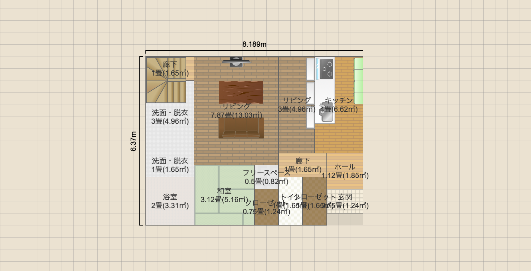 90m2 古淵