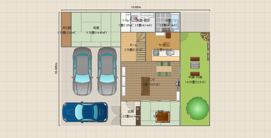 初めての間取り図