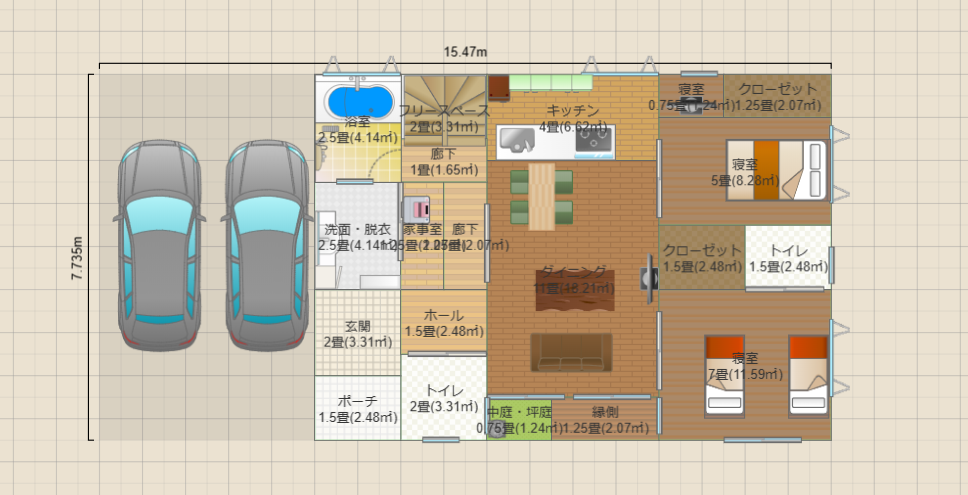介護住宅(49坪:延べ床30坪/建蔽40%、容積60%))