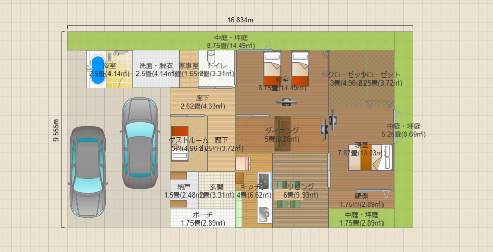 介護住宅 平屋3LDK