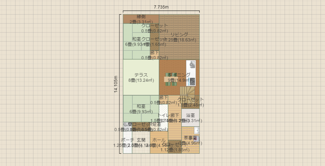 231103 南東コート⑧階段