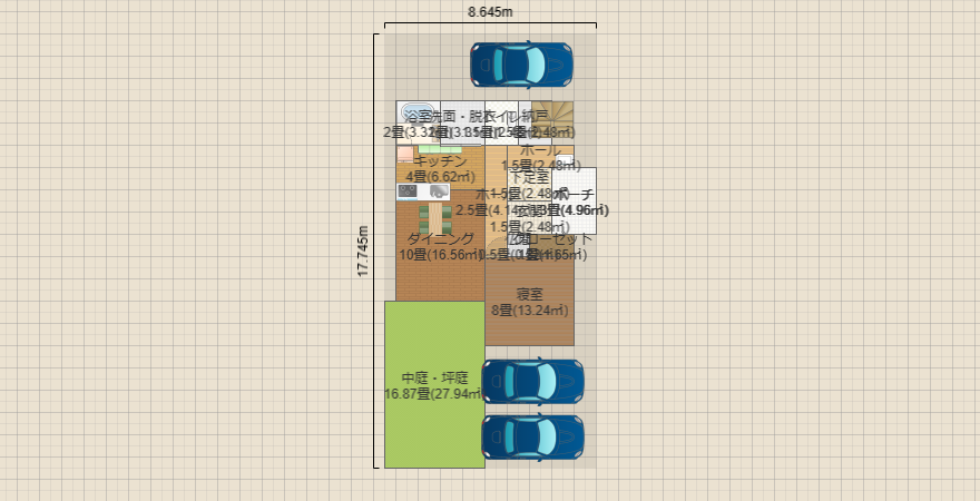 東玄関 4LDKの家 5