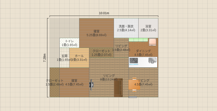 老後の住まい20坪 西入り1