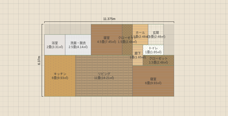 老後の平屋20坪 東入り