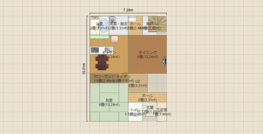 34坪