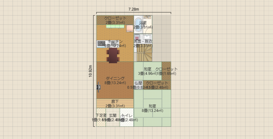 33.5坪 2階和室