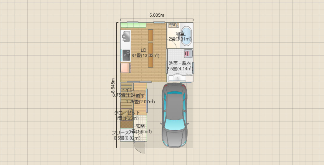 8坪設計3階建て