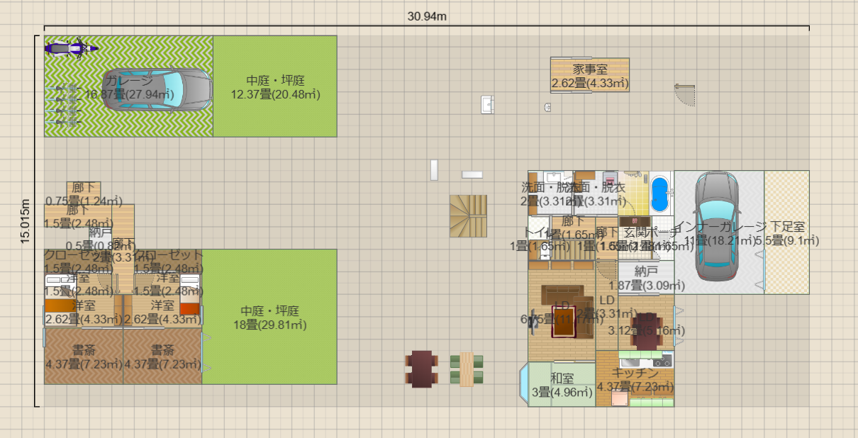 案2(建蔽率40%想定)