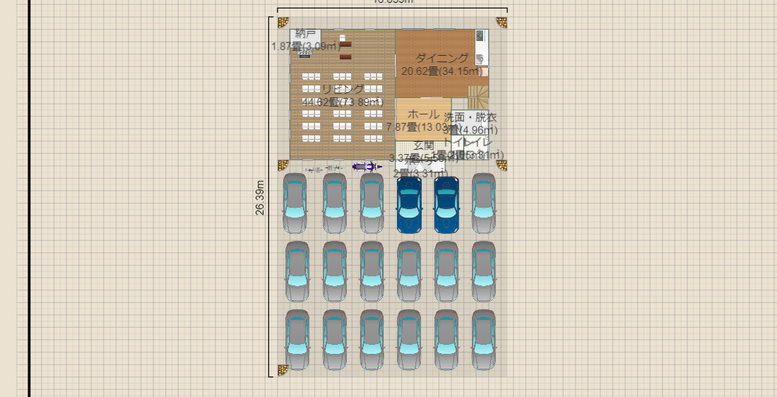教会案1-3(54名、14台)