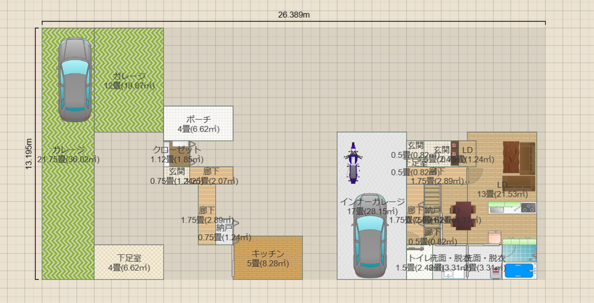 北野案4(土地202.88:14*14.5建蔽40:81.152容積80想定)