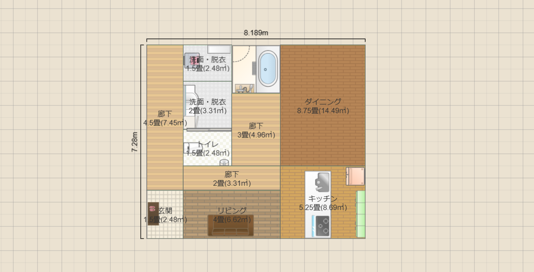 イメージ2(17坪・玄関南西)