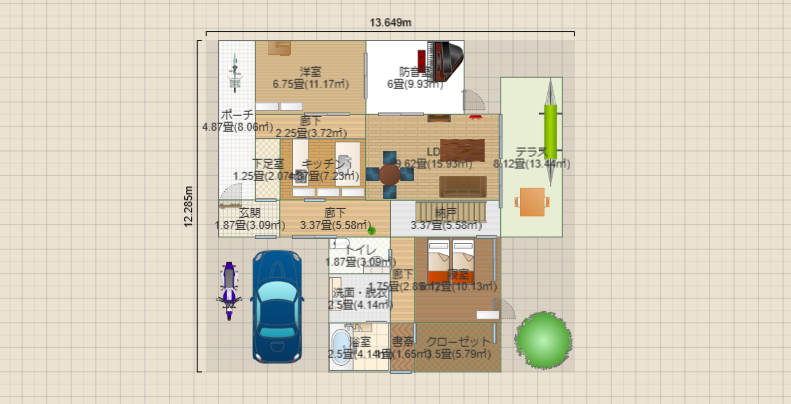 ライフシーン01 田口邸