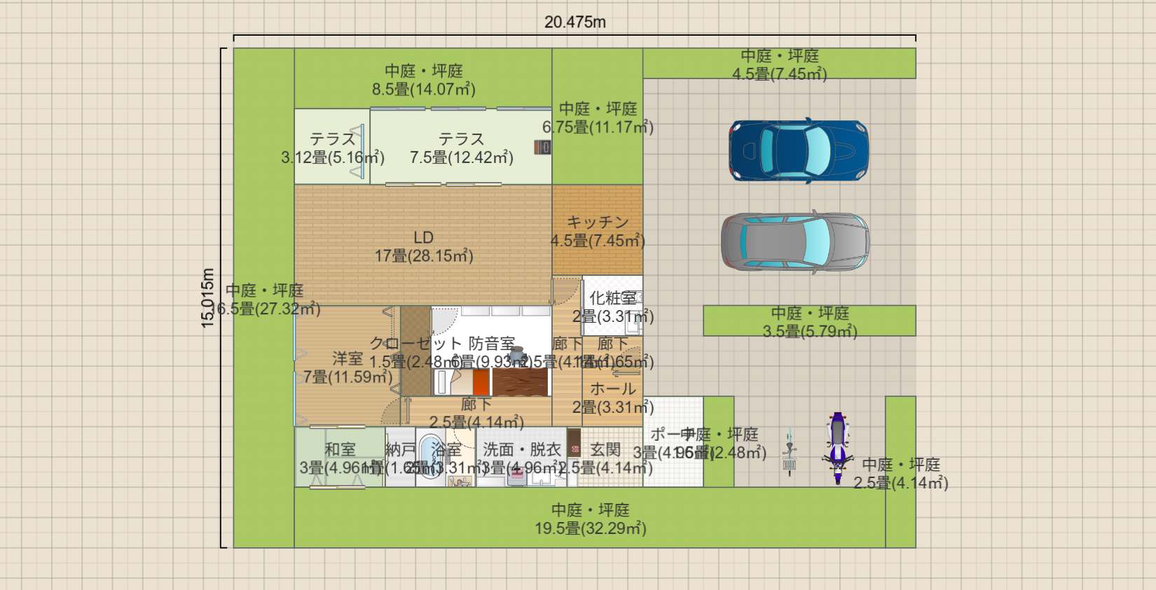 セーフティルーム付35.5