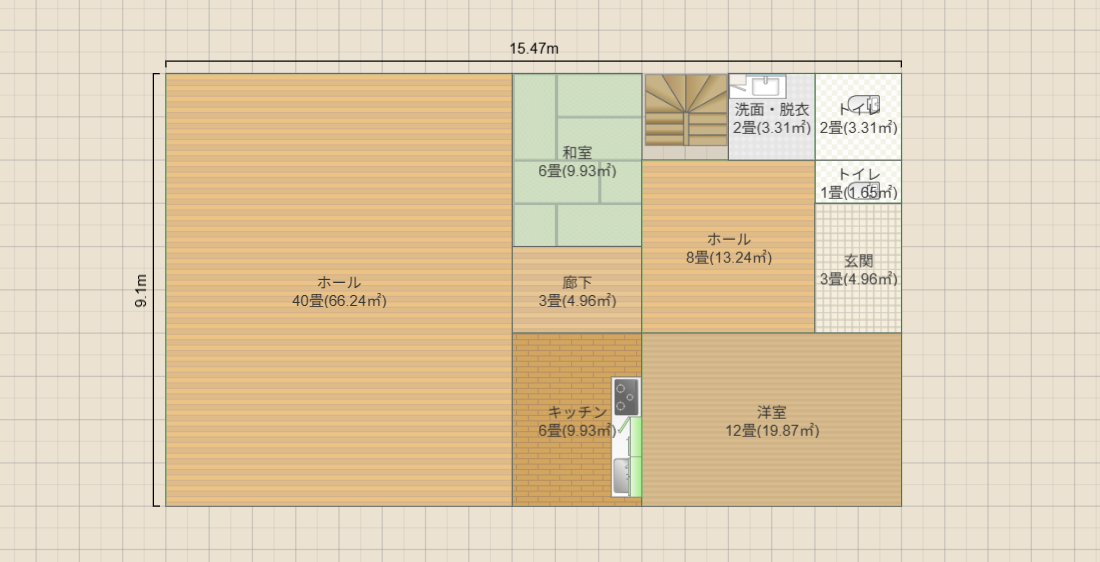 下池川会堂(63坪)