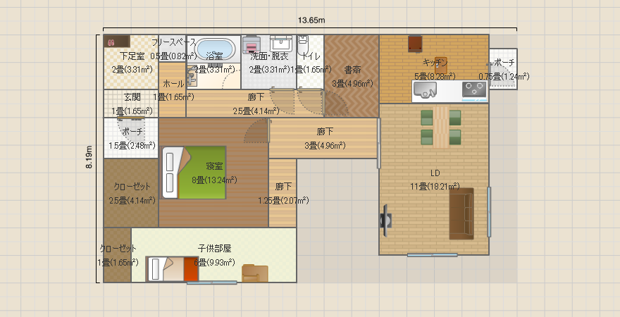 20140208 平屋 西玄関
